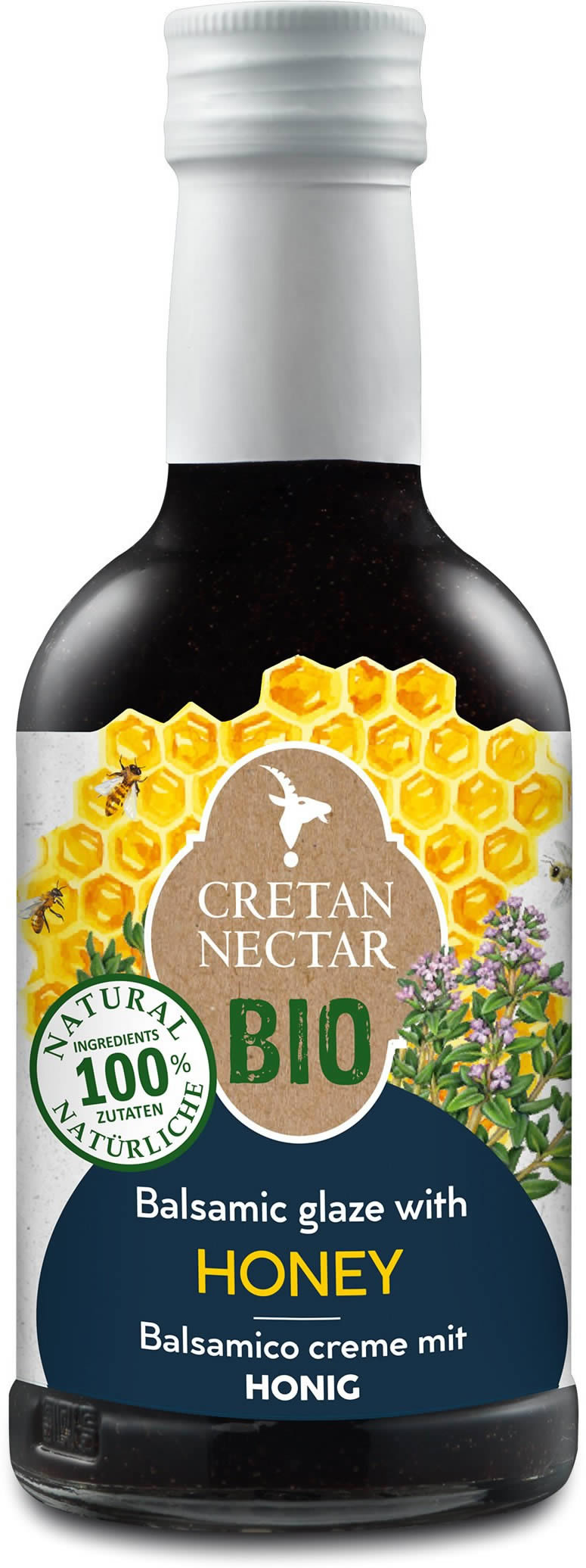Cretan Nectar - Balsamico Creme mit Honig BIO 200 ml Cretan Nectar - Balsamico Creme mit Honig BIO 200 ml