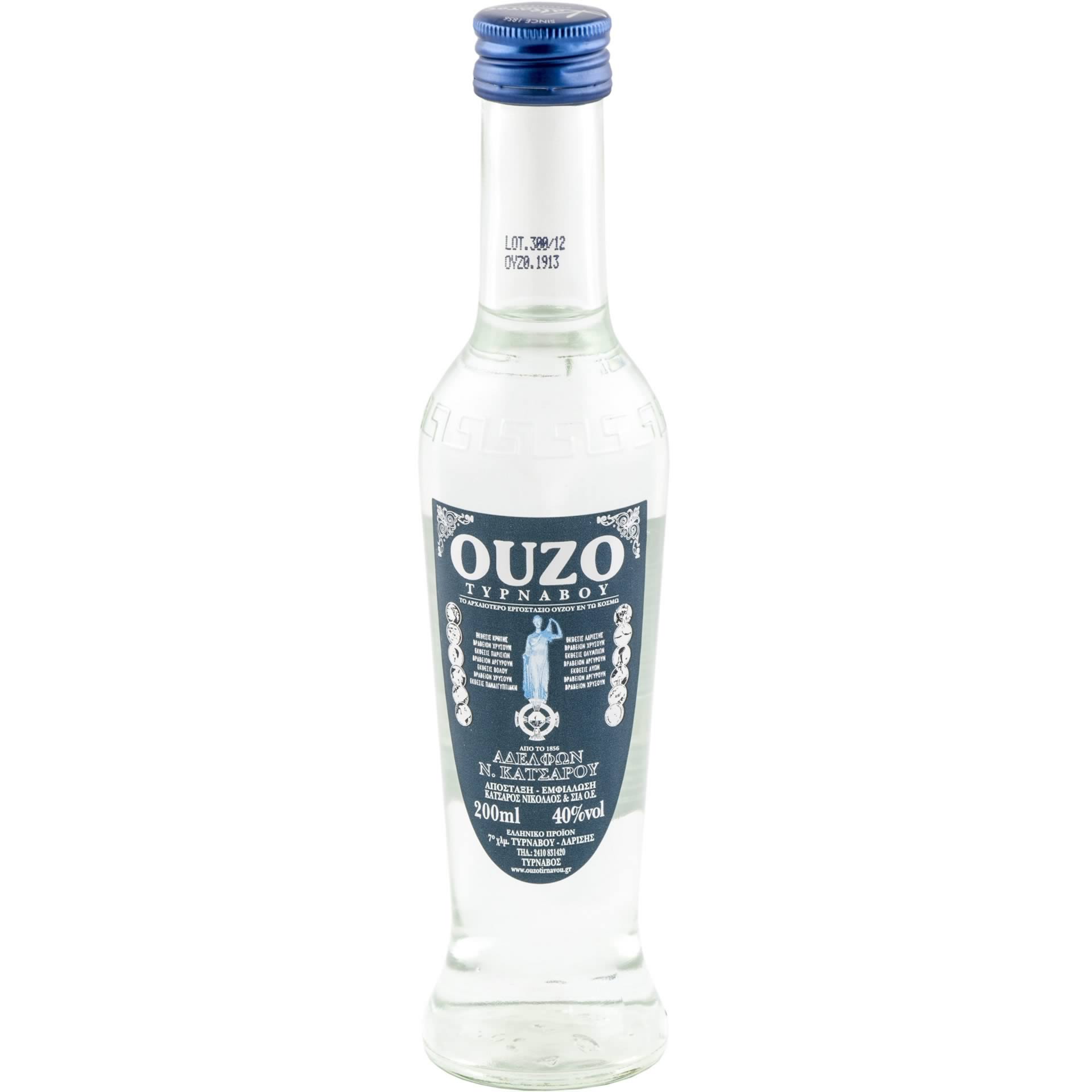 Ouzo Tirnavou 40 % 200 ml