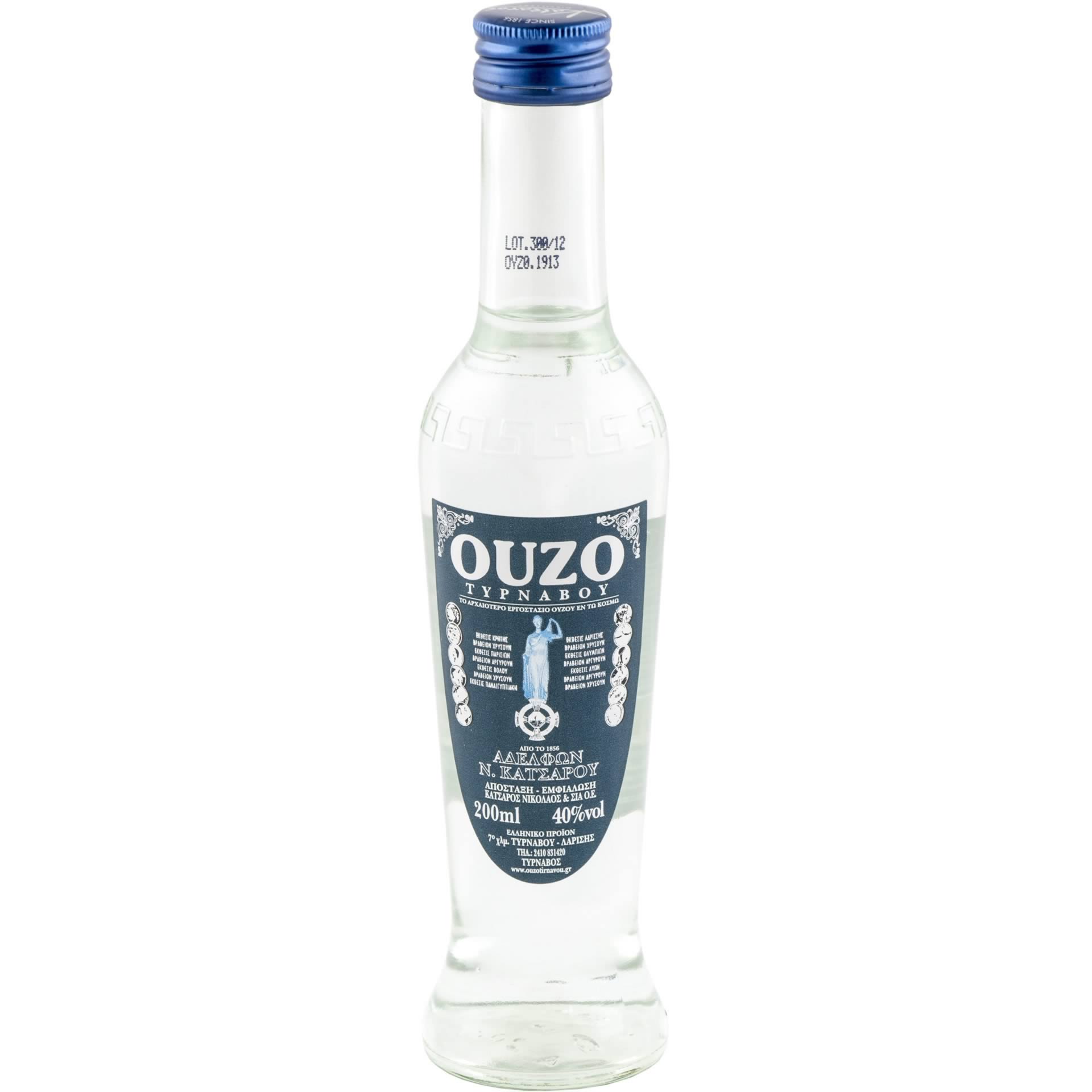 Ouzo Tirnavou 40 % Vol. 200 ml Ouzo Tirnavou 40 % Vol. 200 ml