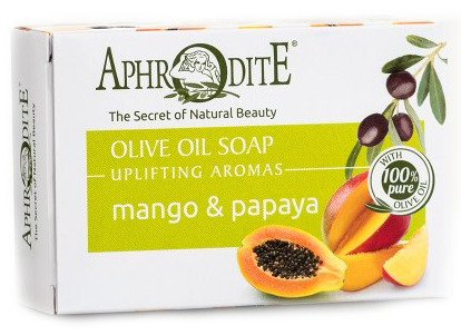 Seife mit Olivenöl, Mango und Papaya 100 g