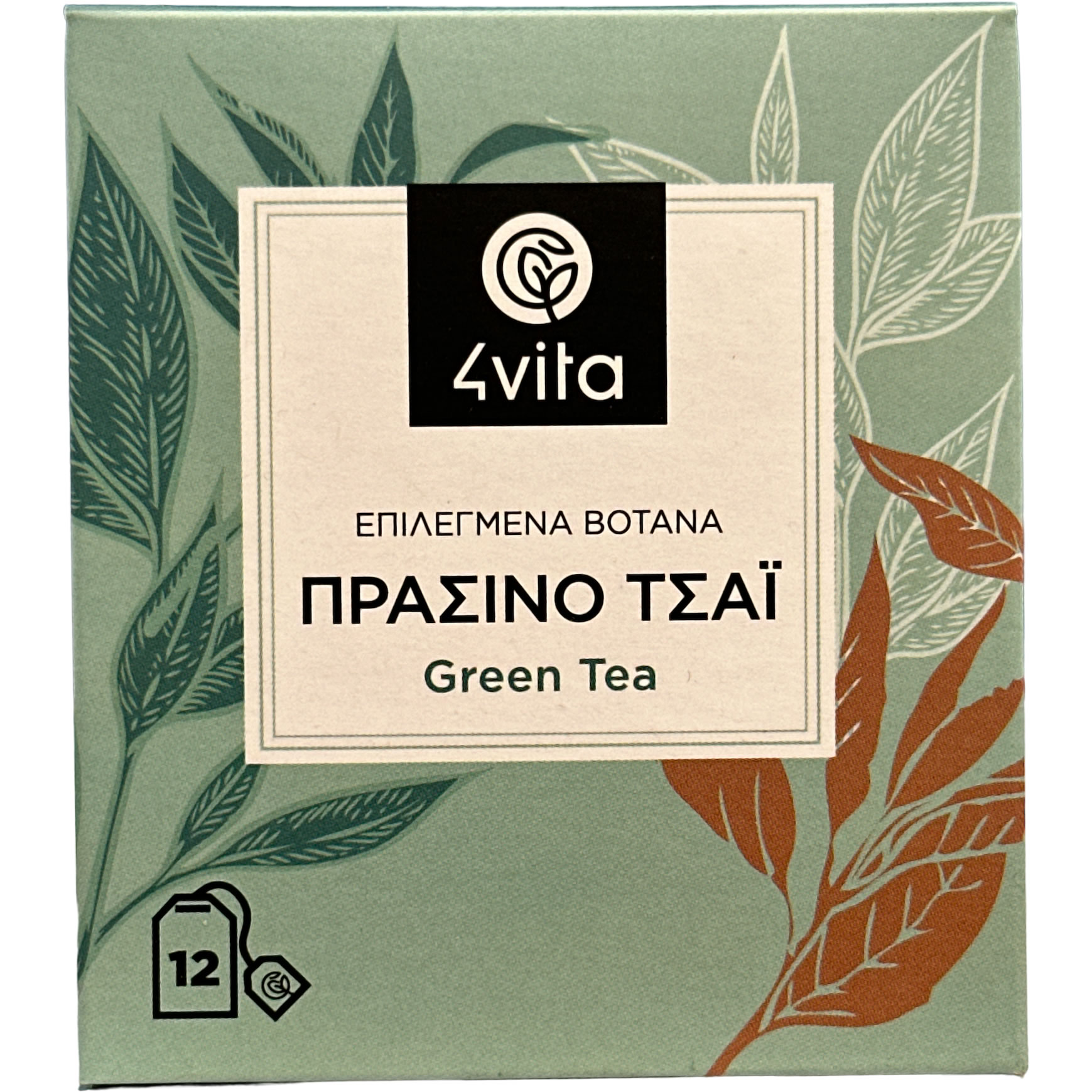 Grüner Tee - 4vita - (Box / 12 Teebeutel á 1,5 g)