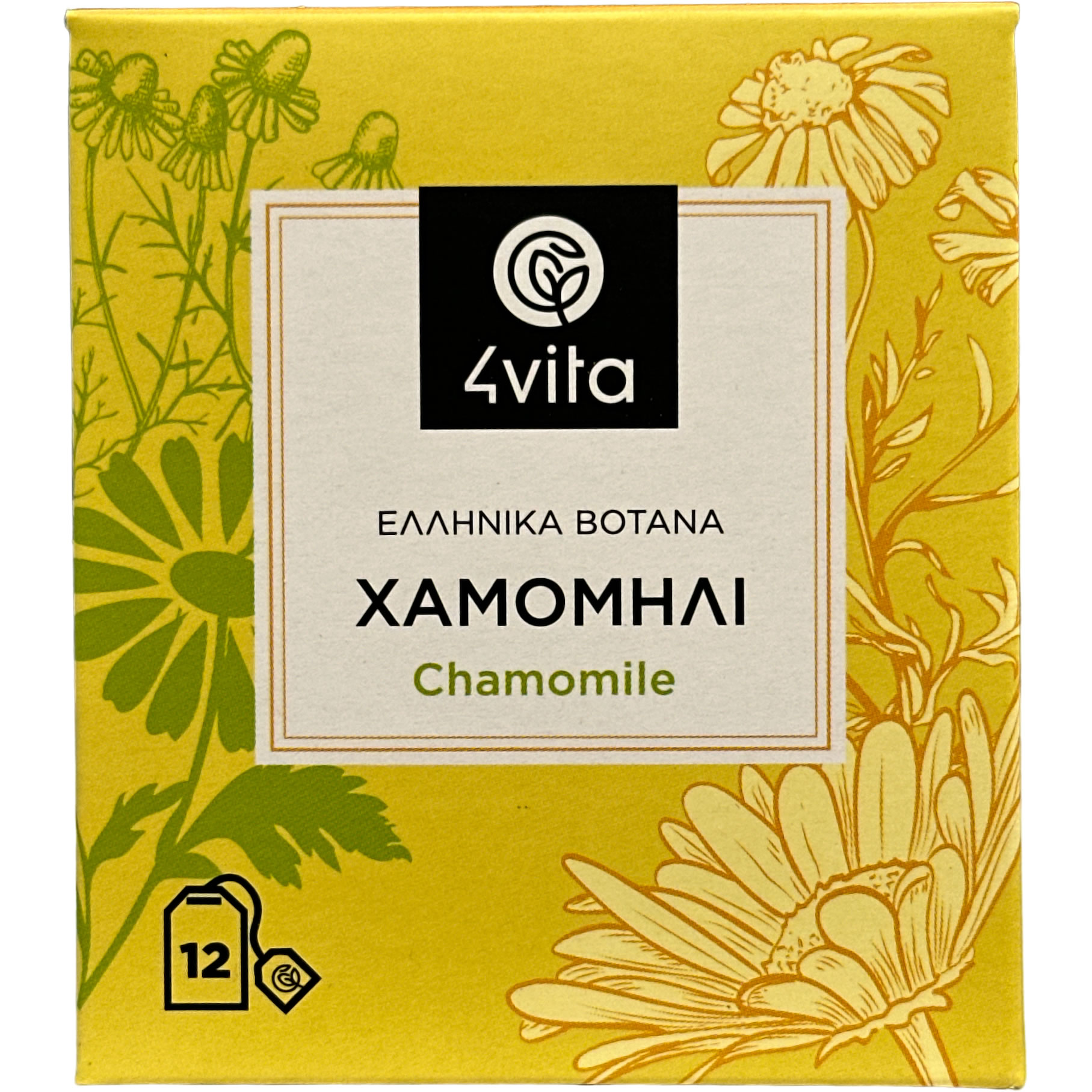 Kamillen Tee - 4vita - (Box / 12 Teebeutel á 1,5 g)