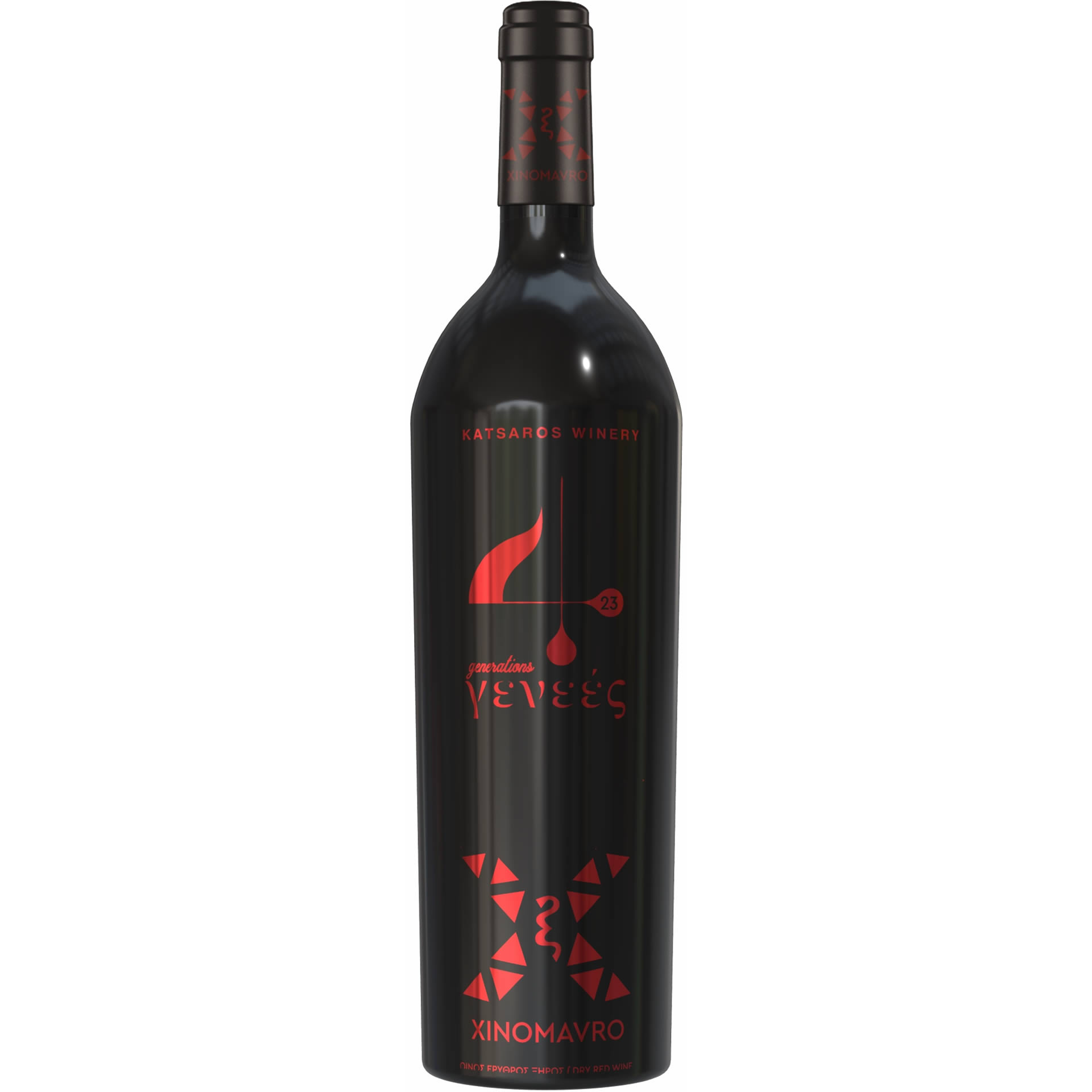 SALE 15 % - "4 Generations" Xinomavro Rotwein trocken PGI 12.5 % (2023) - 4G|23 - SALE 15 % - "4 Generations" Xinomavro Rotwein trocken PGI 12.5 % (2023) - 4G|23 -