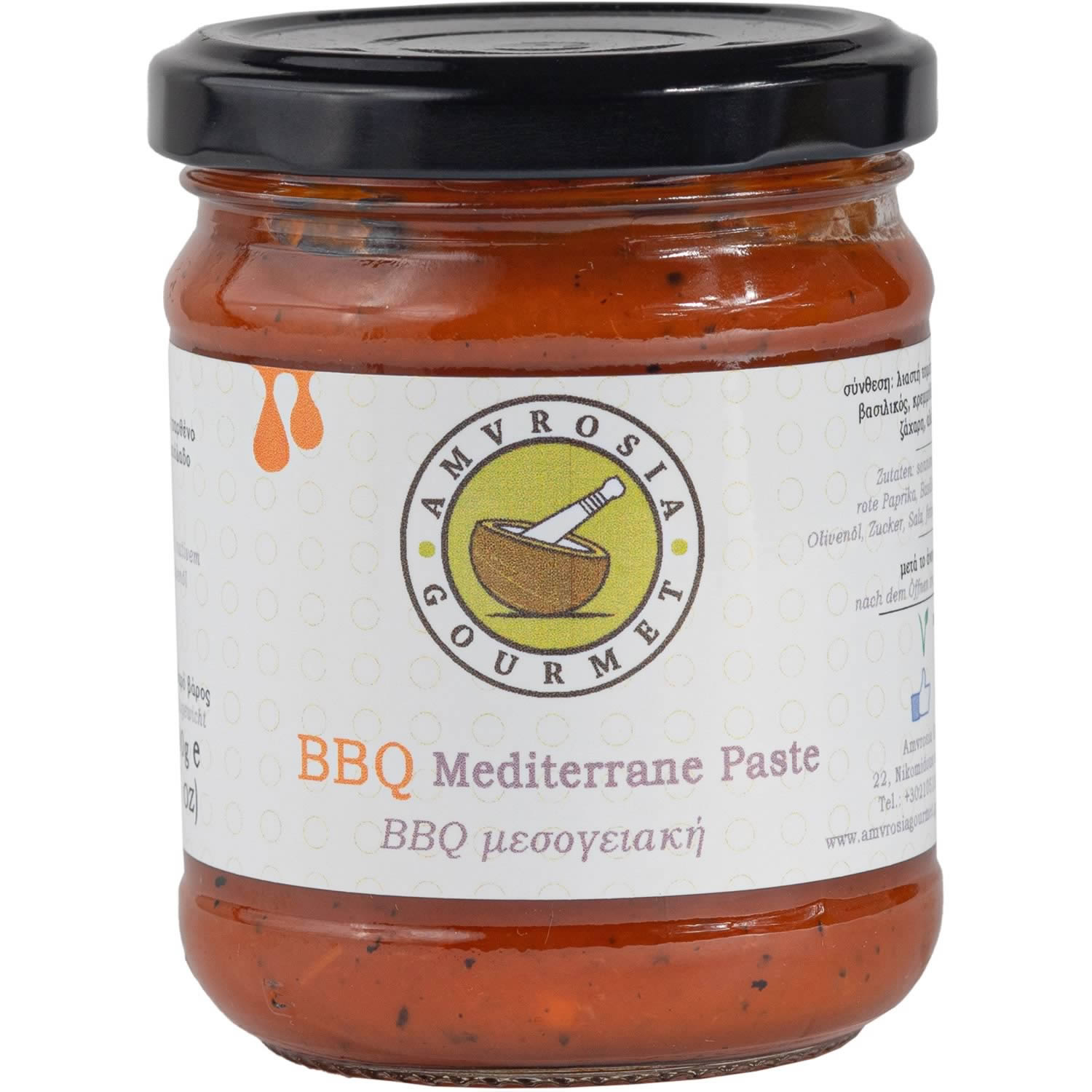 BBQ Mediterrane Paste 200 g BBQ Mediterrane Paste 200 g