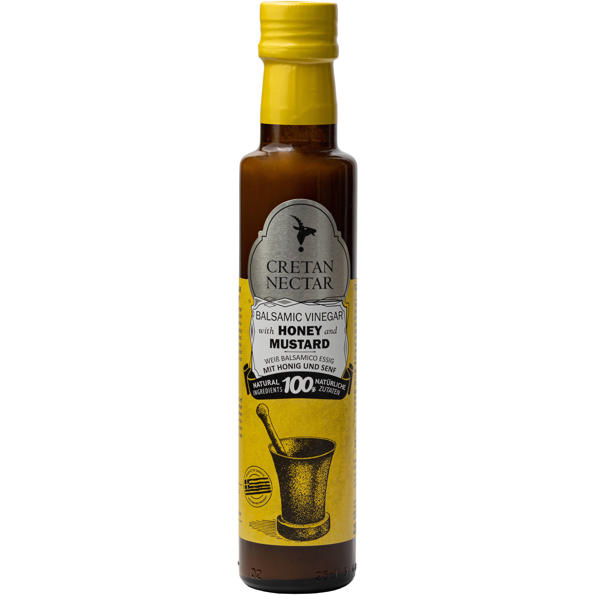 Cretan Nectar - Balsamico-Essig mit Honig und Senf 250 ml