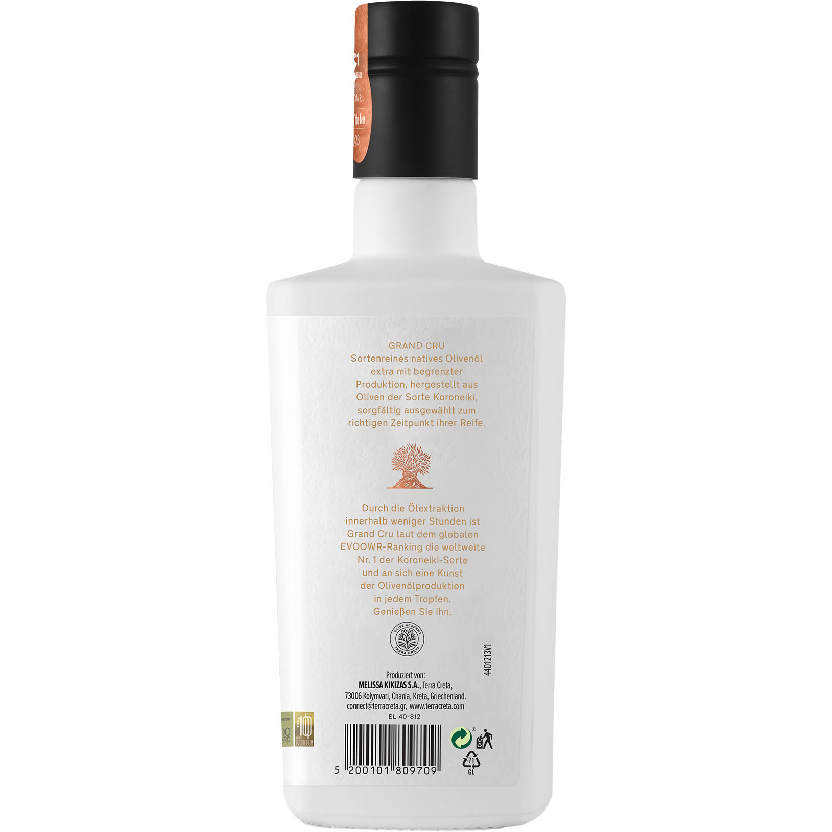 Terra Creta - Extra natives Olivenöl Grand Cru 500 ml (+ Geschenkbox)