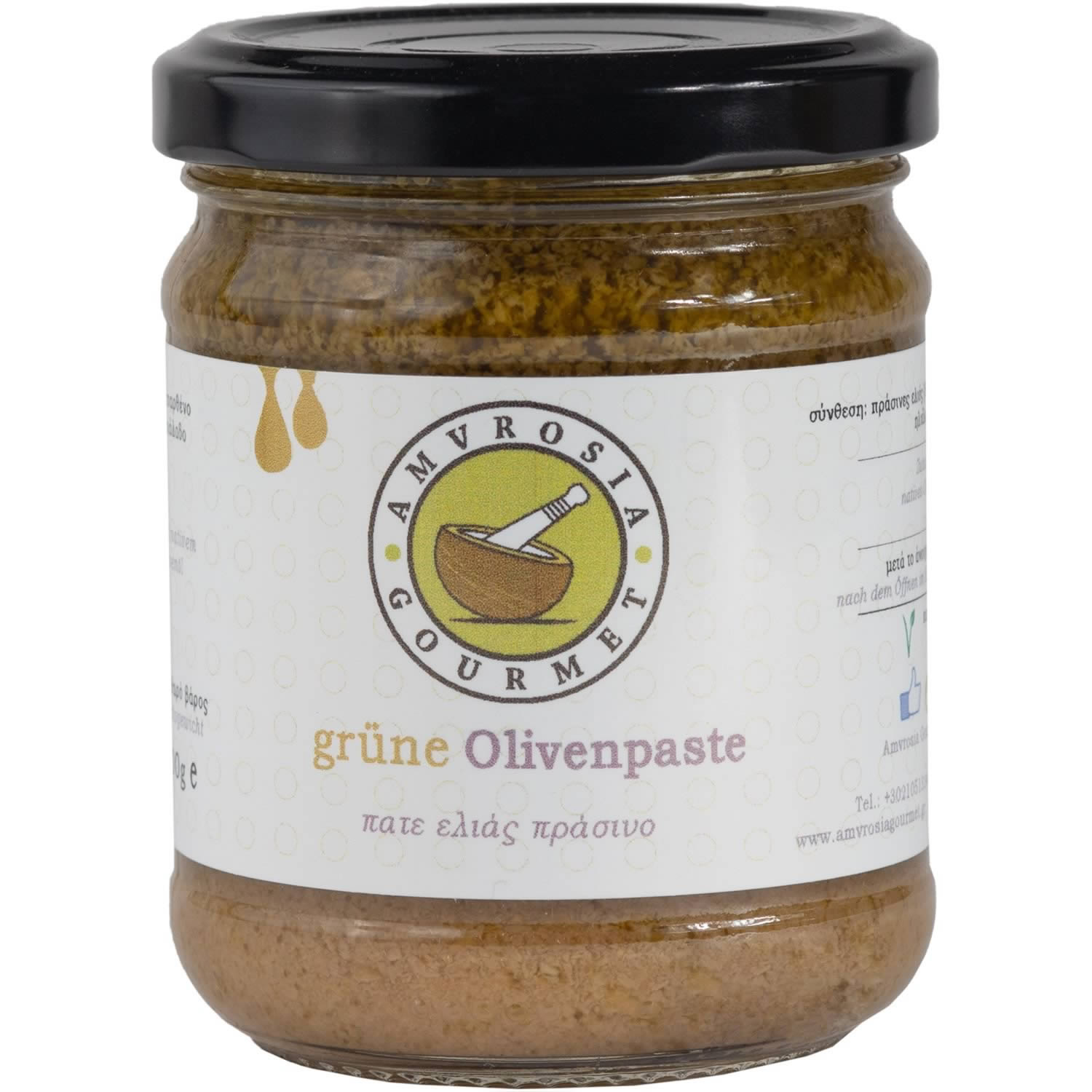 Grüne Olivenpaste 200 g Grüne Olivenpaste 200 g