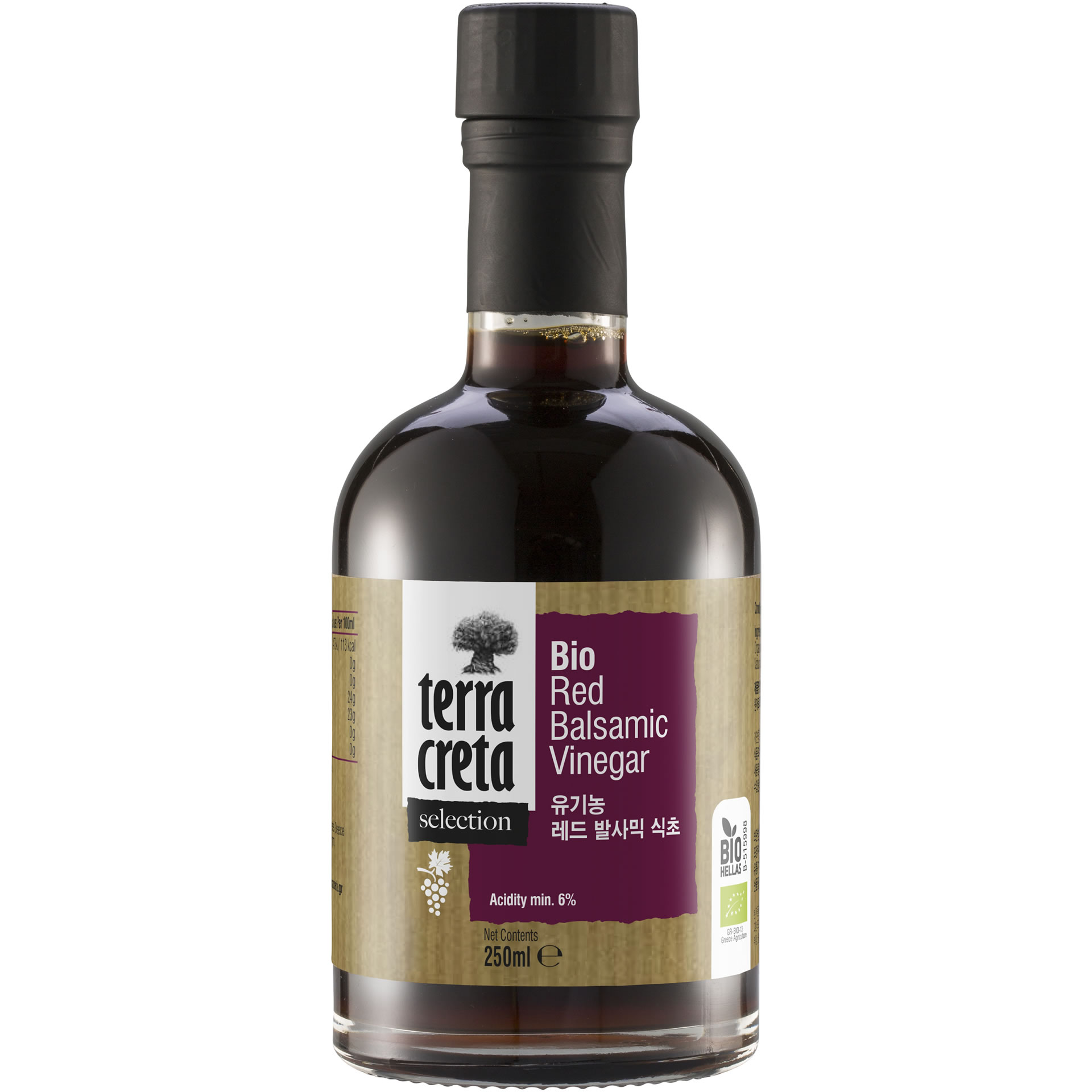 Terra Creta - Balsamico-Essig Rot BIO 250 ml Terra Creta - Balsamico-Essig Rot BIO 250 ml