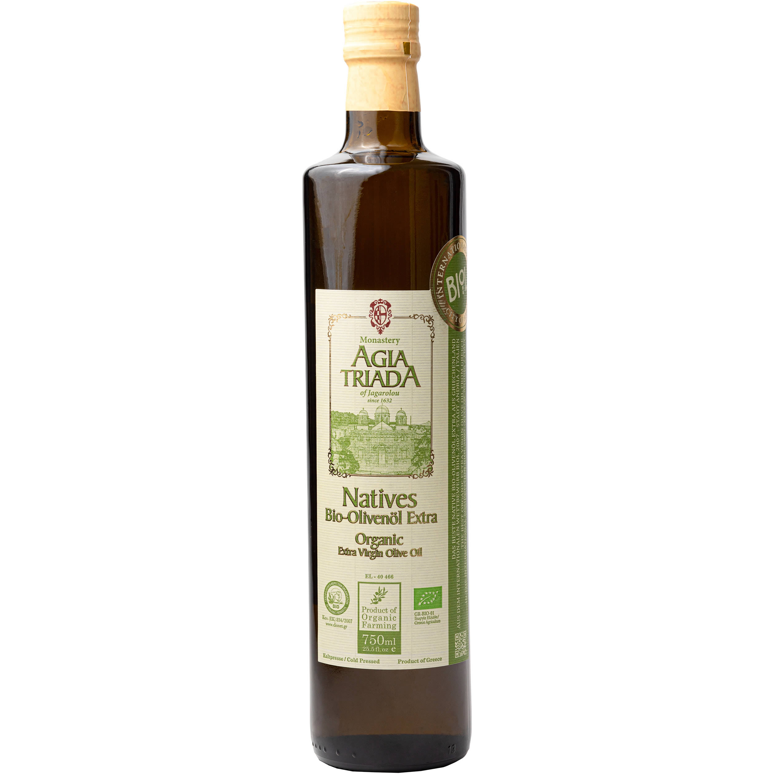 Agia Triada BIO - Extra natives Olivenöl 750 ml Agia Triada BIO - Extra natives Olivenöl 750 ml