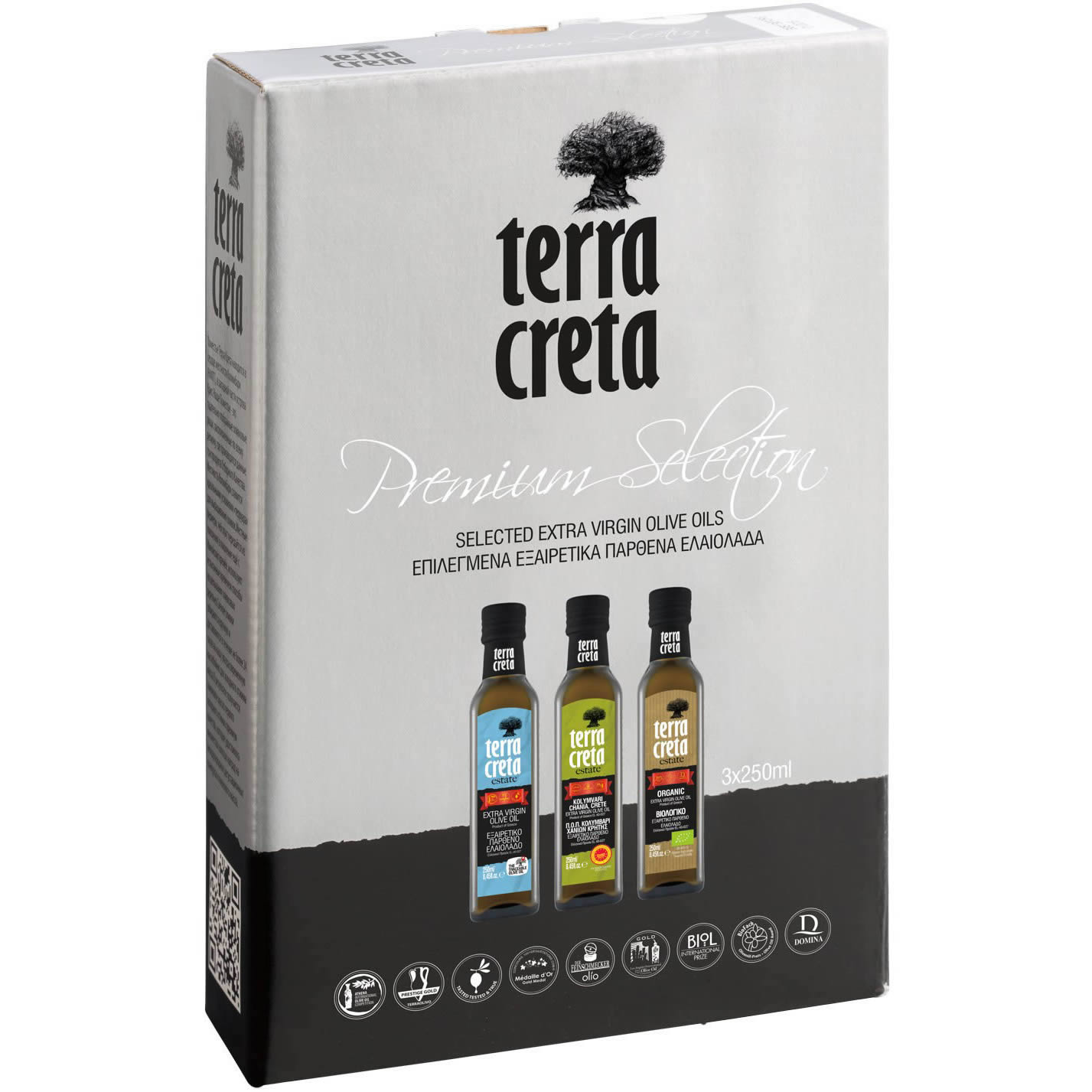 Terra Creta - Extra natives Olivenöl "Premium Selection" 3 x 250 ml