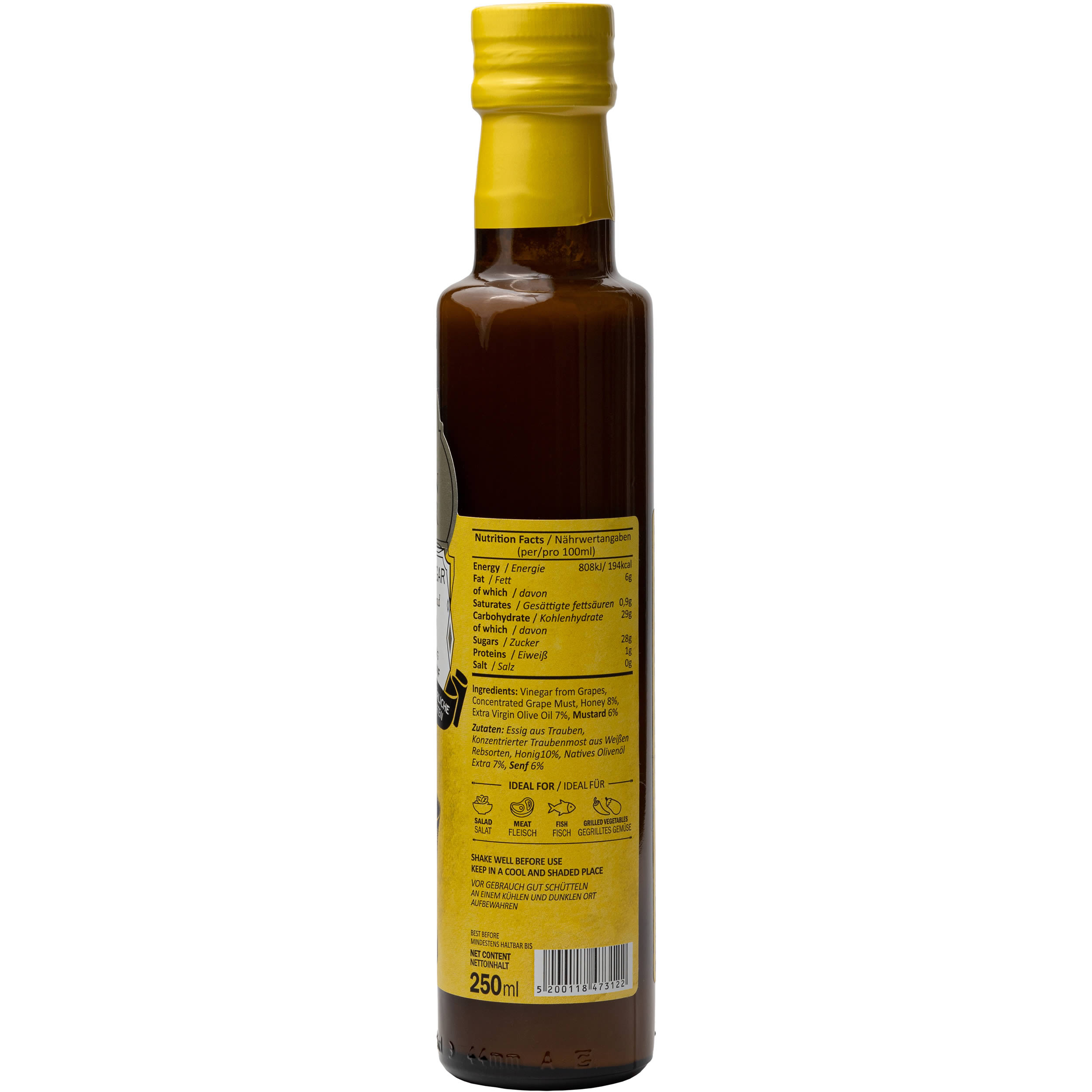 Cretan Nectar - Balsamico-Essig mit Honig und Senf 250 ml