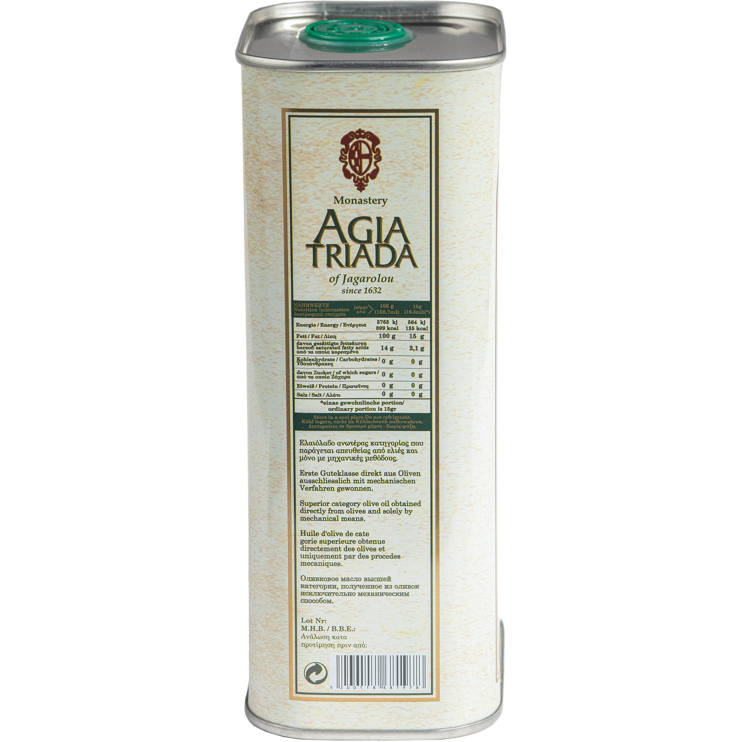 Agia Triada - Extra natives Olivenöl 1 l