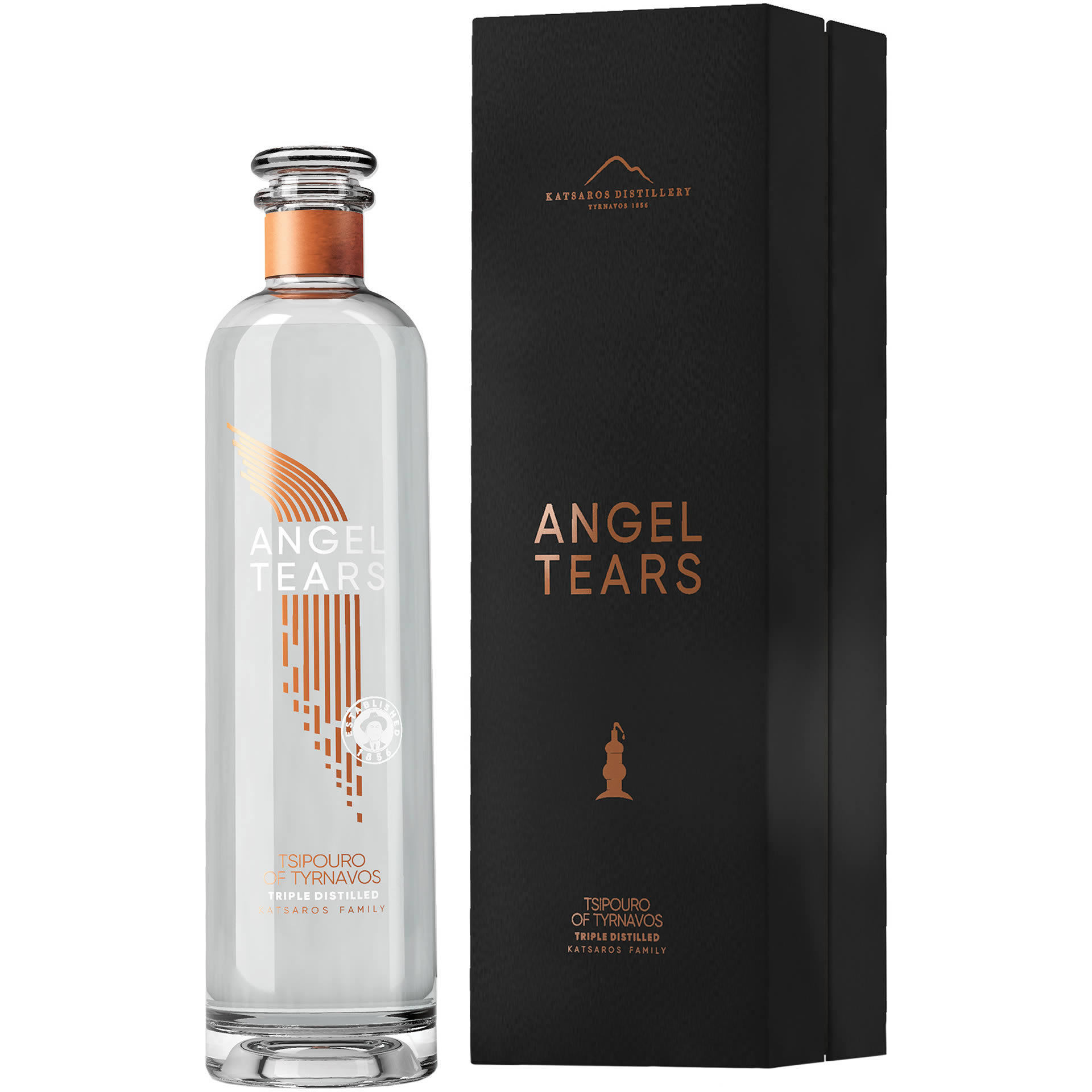 Tsipouro triple distilled "ANGEL TEARS" 40 % (+ Geschenkbox) 700 ml