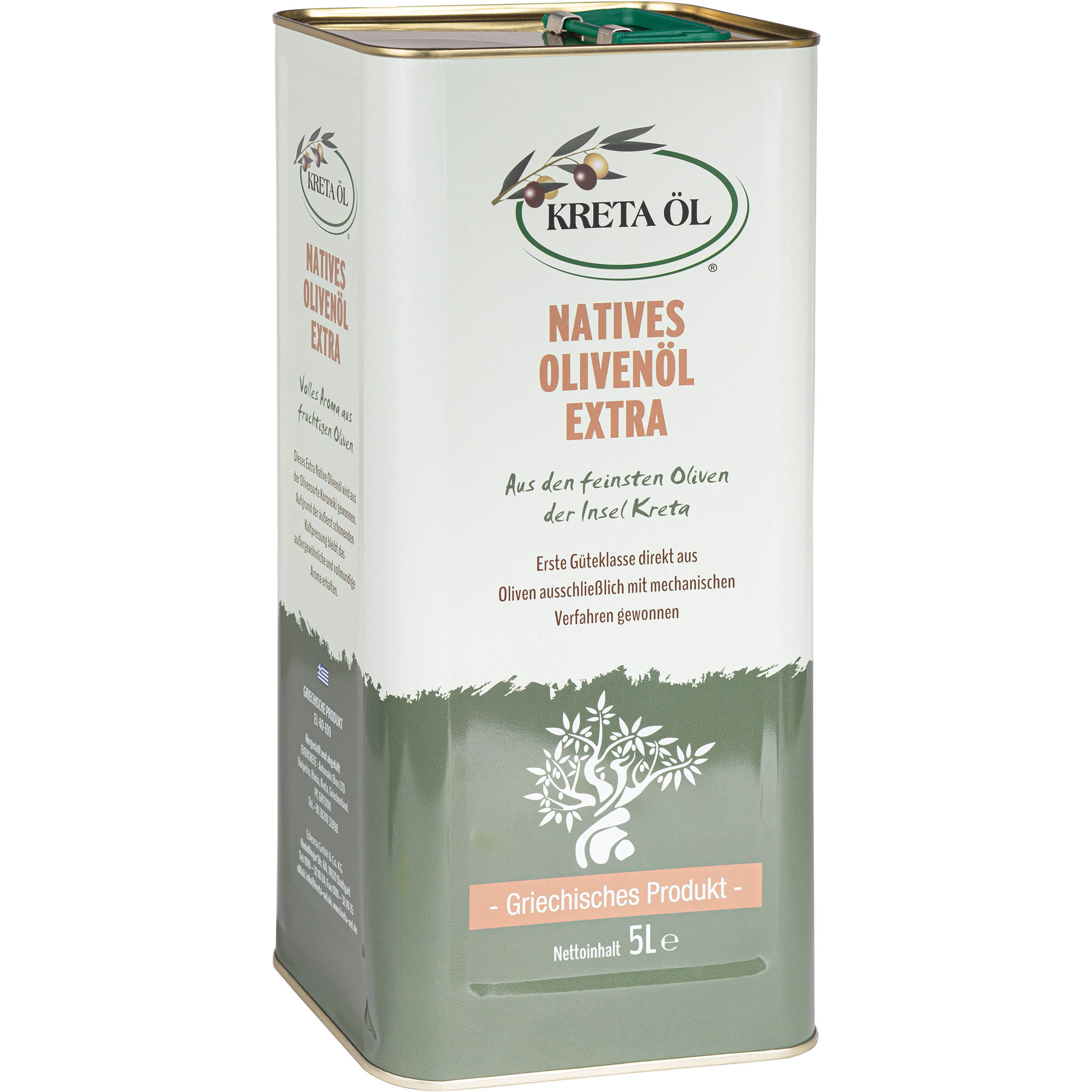 Kreta Öl ® - Extra natives Olivenöl max. 0.6 % Säuregehalt 5 l