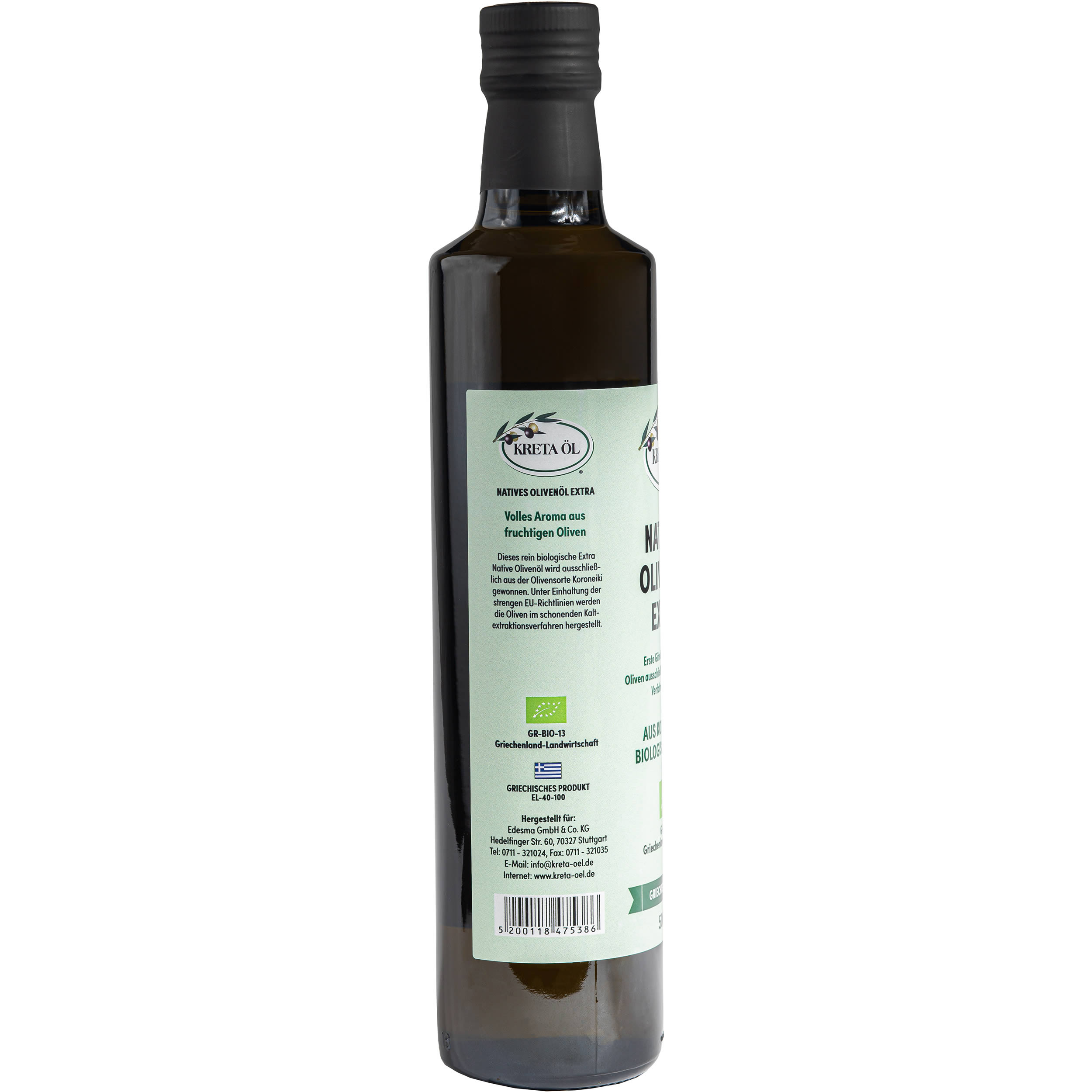 Kreta Öl ® - Extra natives Olivenöl BIO 500 ml