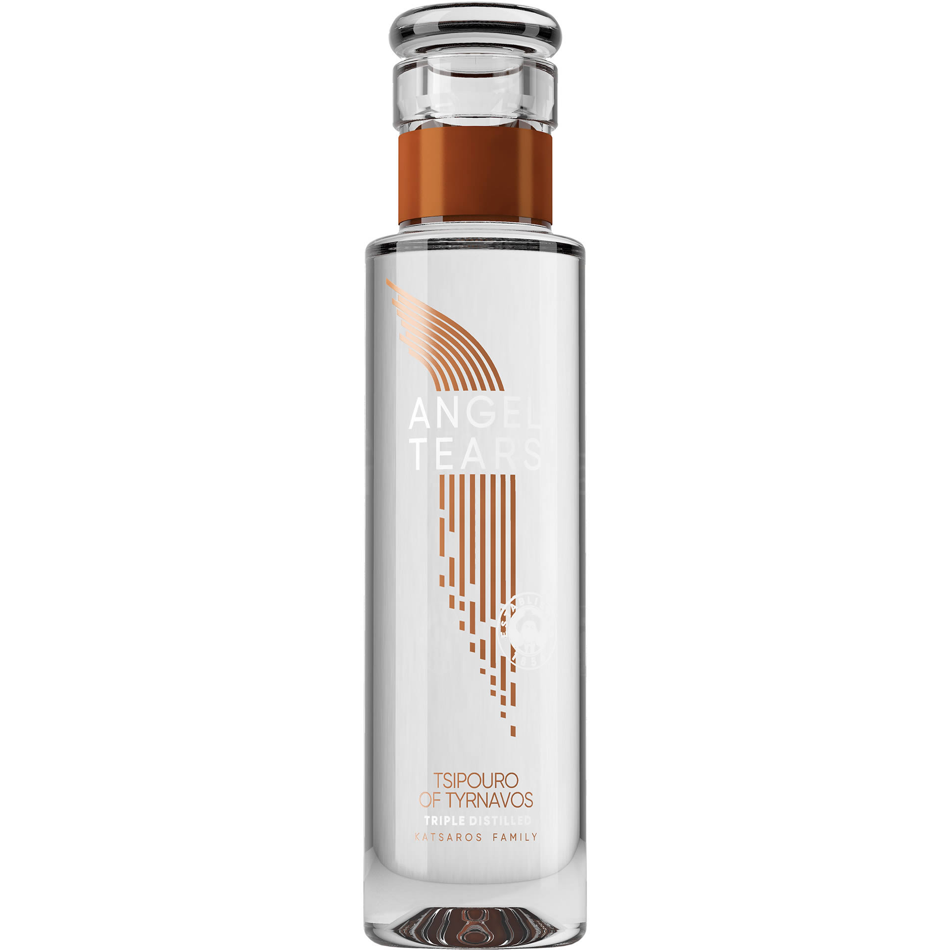 Tsipouro triple distilled "ANGEL TEARS" 40 % 200 ml | Katsaros Distillery Tsipouro triple distilled "ANGEL TEARS" 40 % 200 ml | Katsaros Distillery