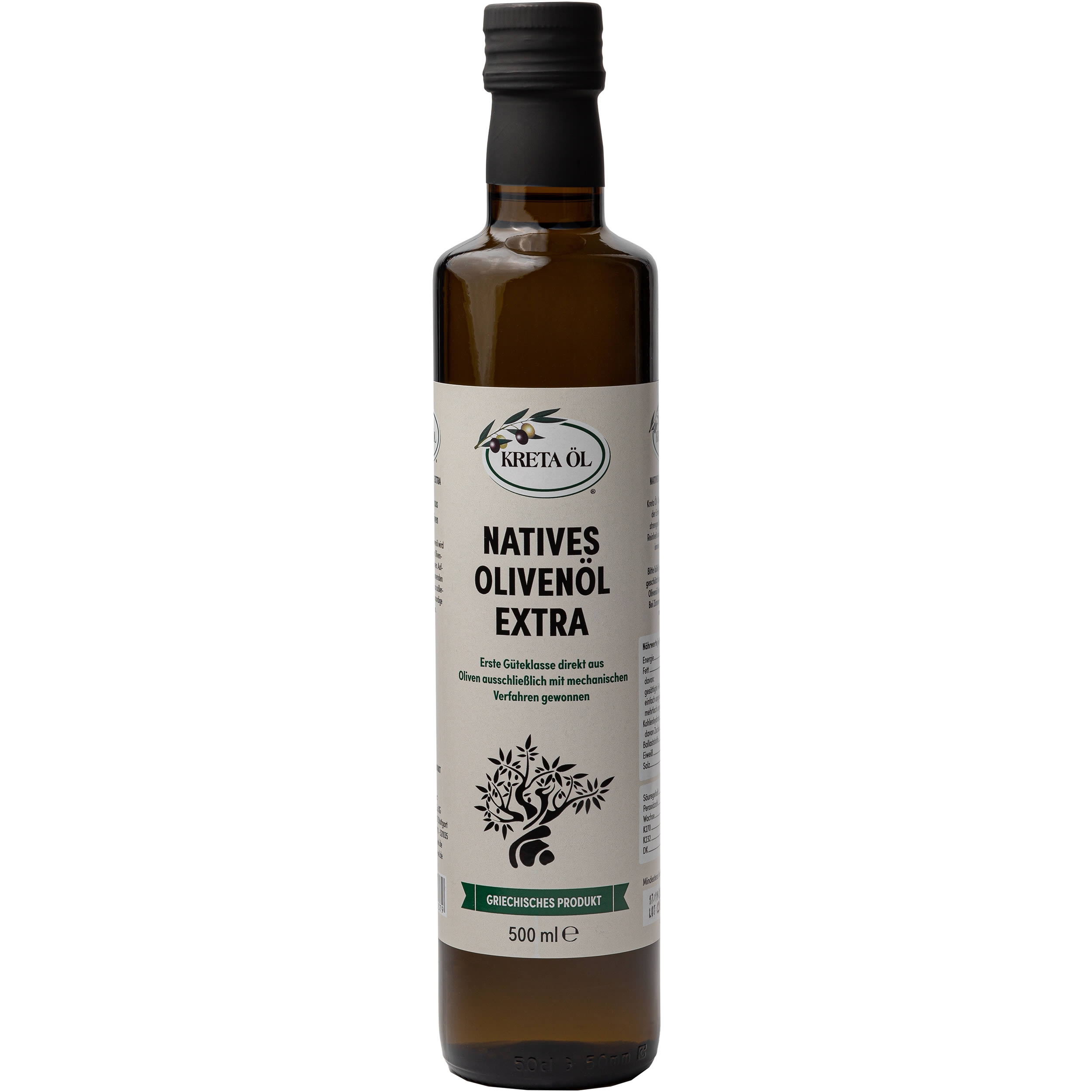 Kreta Öl ® - Extra natives Olivenöl max. 0.6 % Säuregehalt 500 ml
