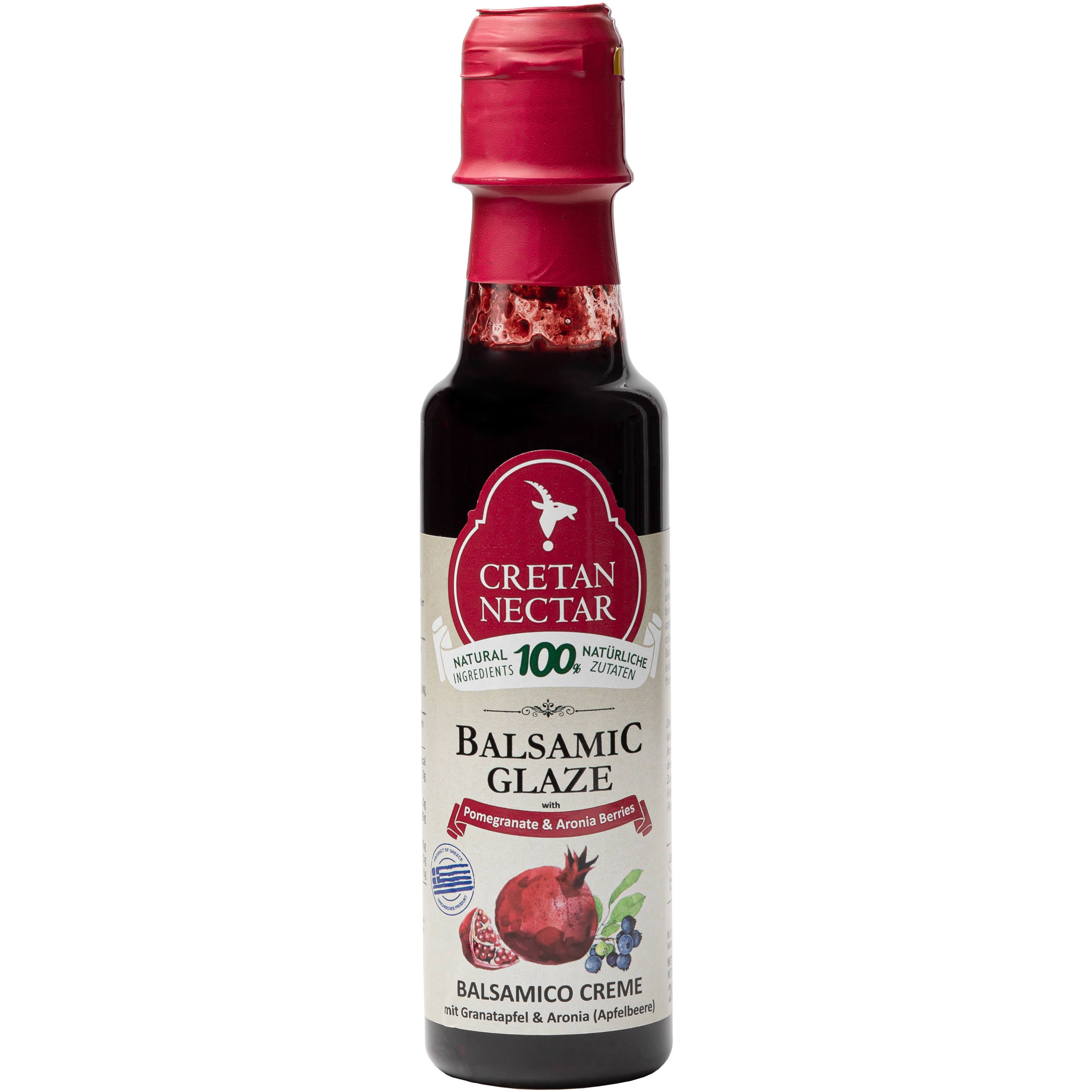 Cretan Nectar - Balsamico-Creme mit Granatapfel 200 ml Cretan Nectar - Balsamico-Creme mit Granatapfel 200 ml