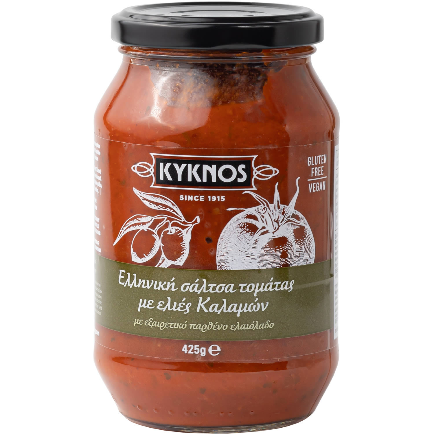 Kyknos - Tomatensoße mit Kalamata Oliven 425 g